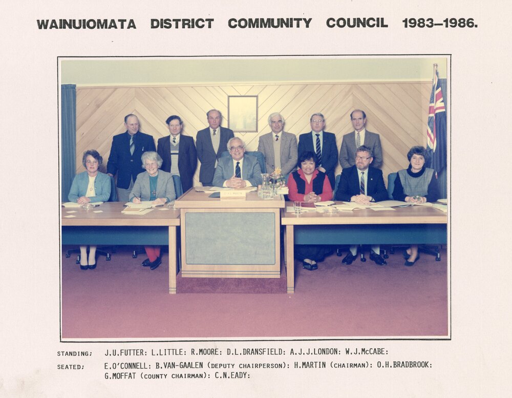 Wainuiomata District Community Council, 1983-1986 