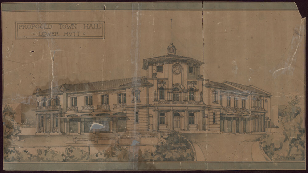 Proposed Town Hall : Lower Hutt