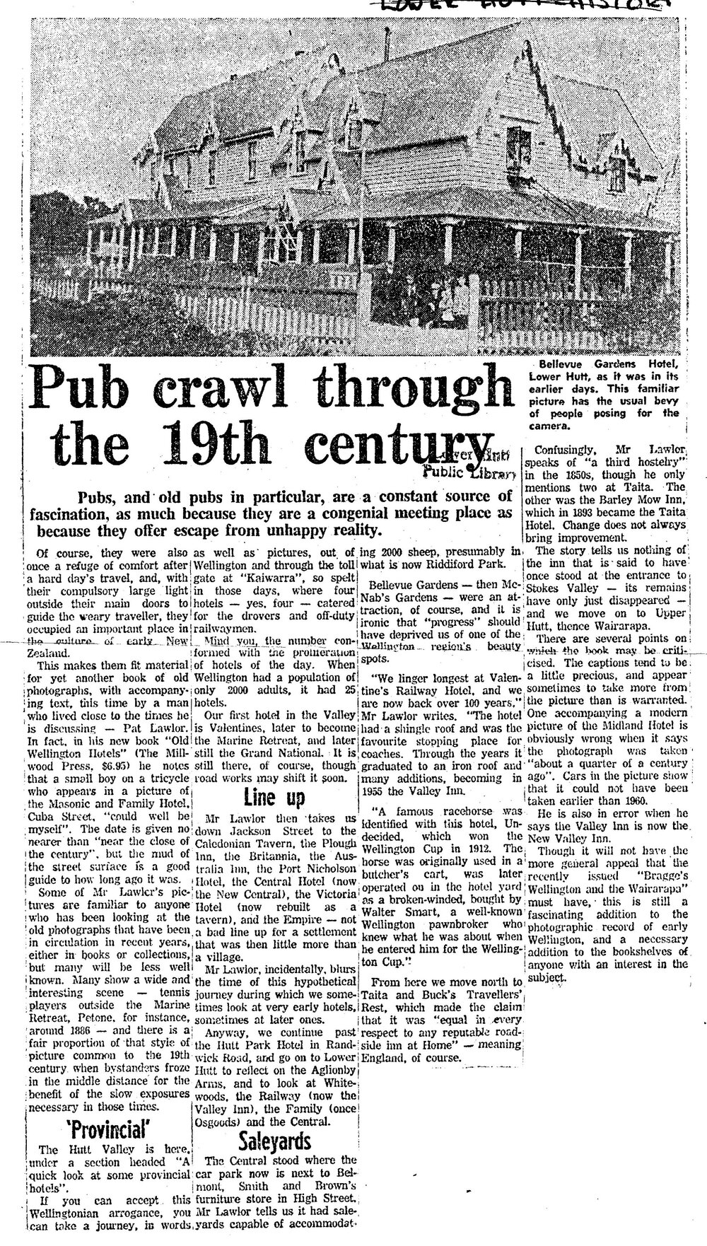 Pub Crawl Through the 19th Century