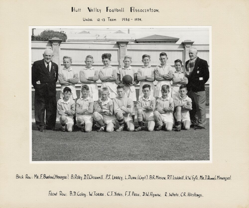Hutt Valley Football Association, Under 12-13 Team 
