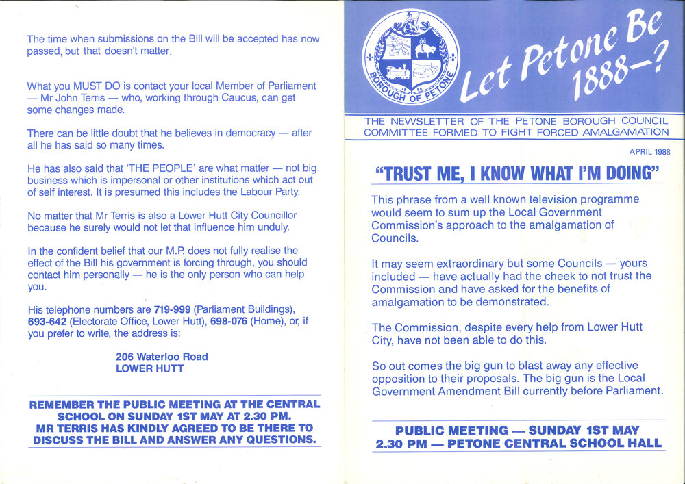 Let Petone Be 1888-?