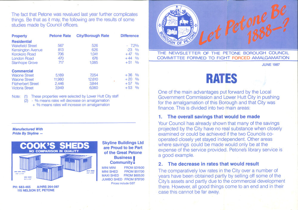 Let Petone Be 1888-?