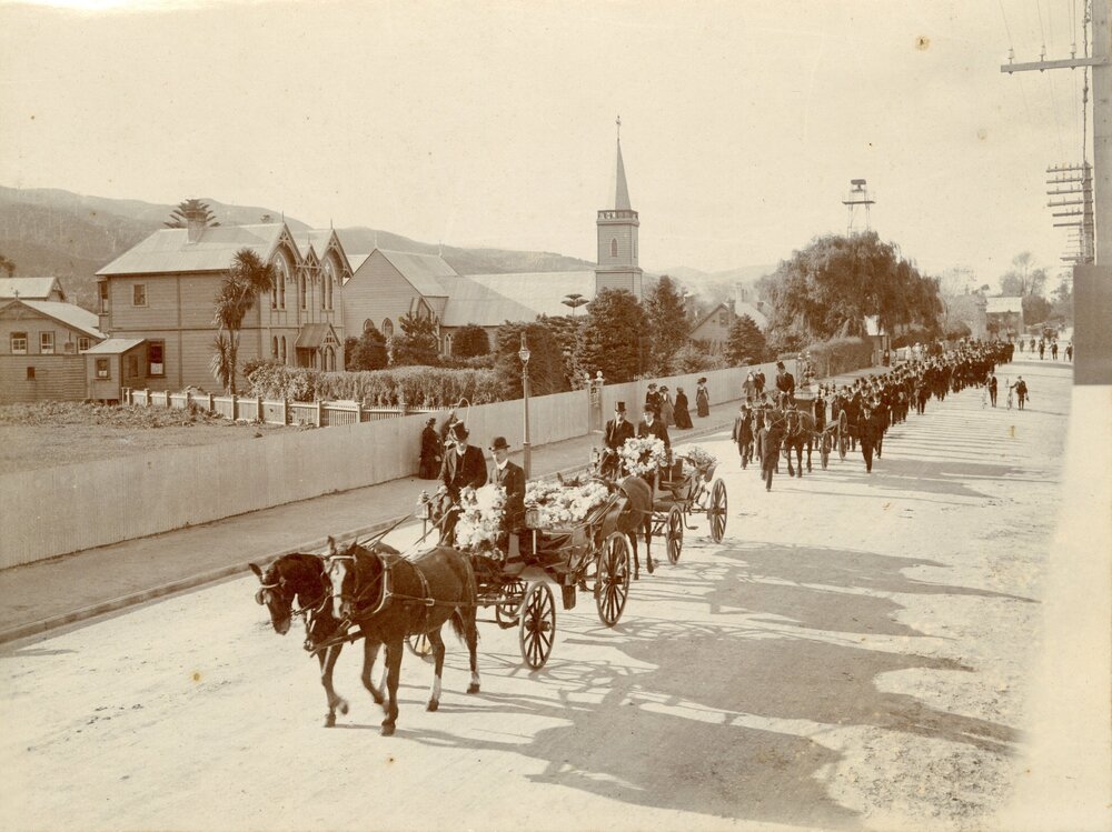 The Funeral of Edward Joshua Riddiford. 
