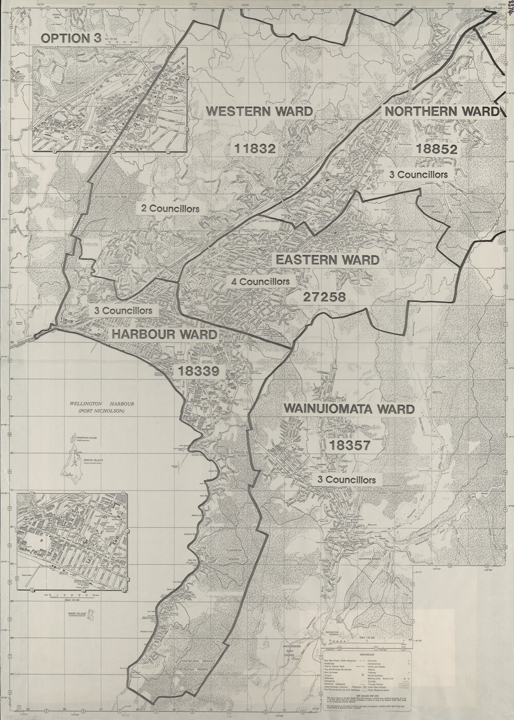 Hutt City Wards - Option 3