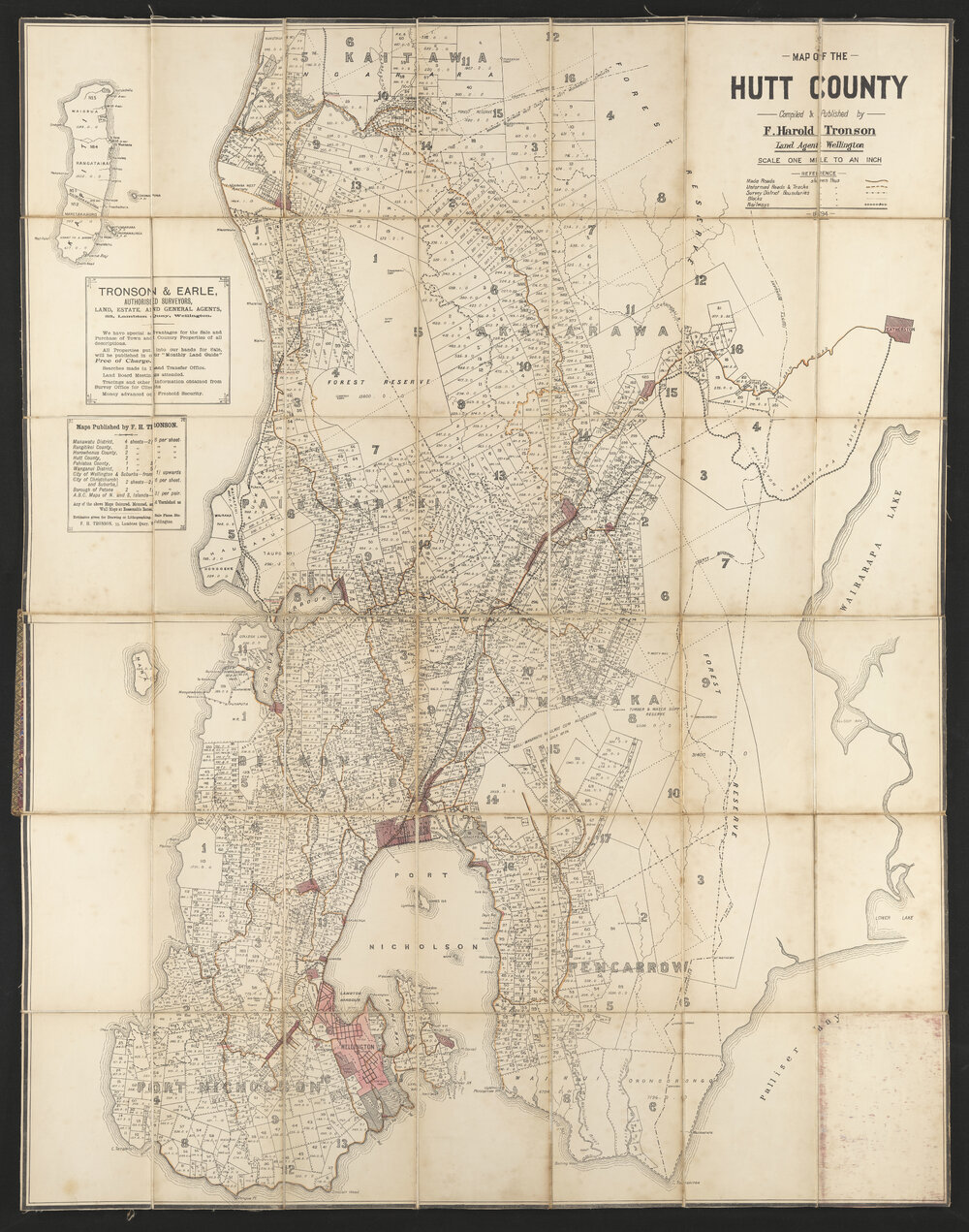 Map of Hutt County