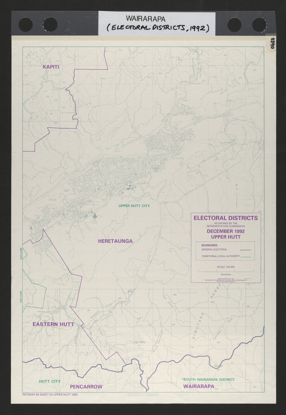 Electoral Districts : Wairarapa