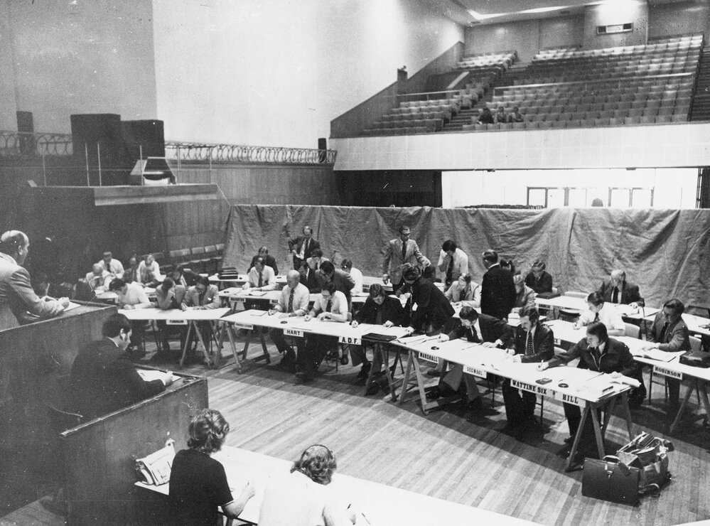 Town Hall, wool auction