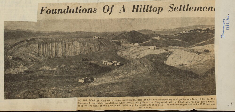 Foundations of a hilltop settlement