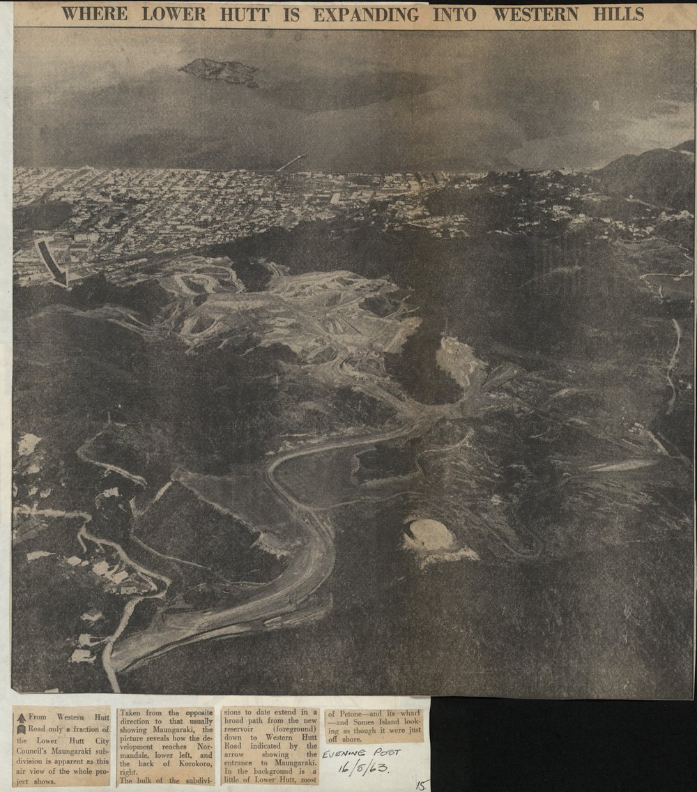 Where Lower Hutt is expanding into Western Hills