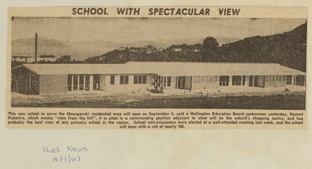 School with spectacular view