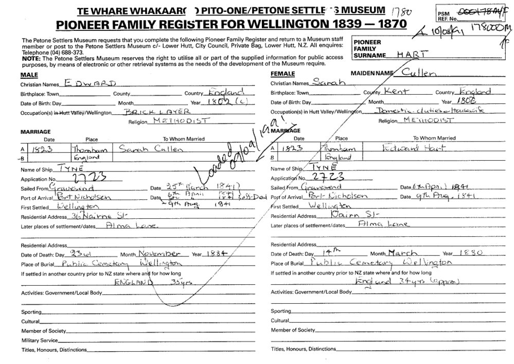 Pioneer Family Register : Hart