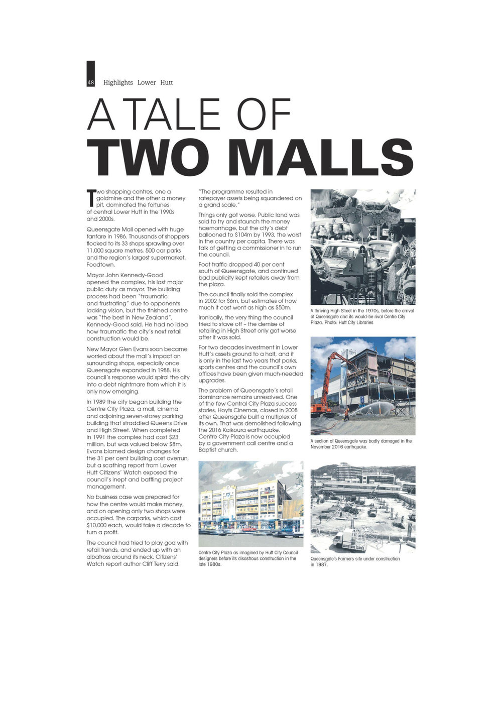 A tale of two malls