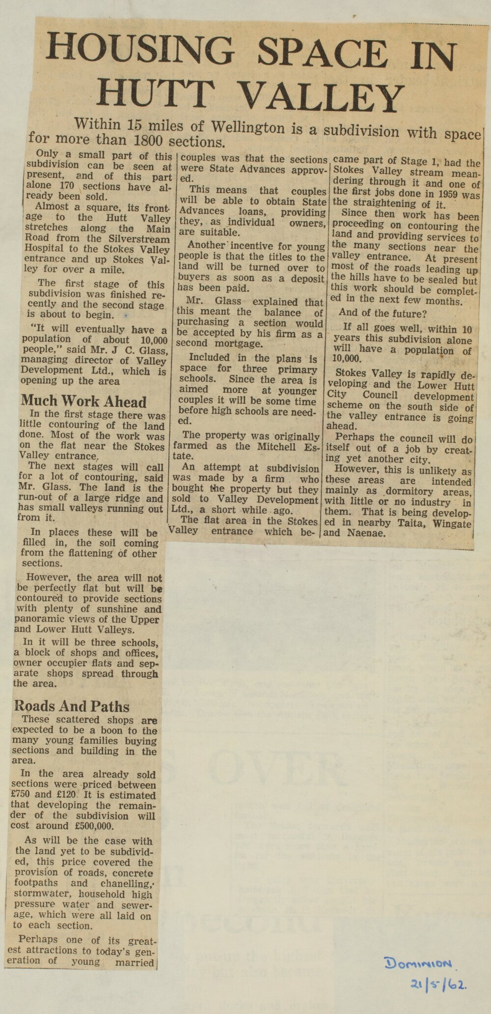 Housing Space In Hutt Valley