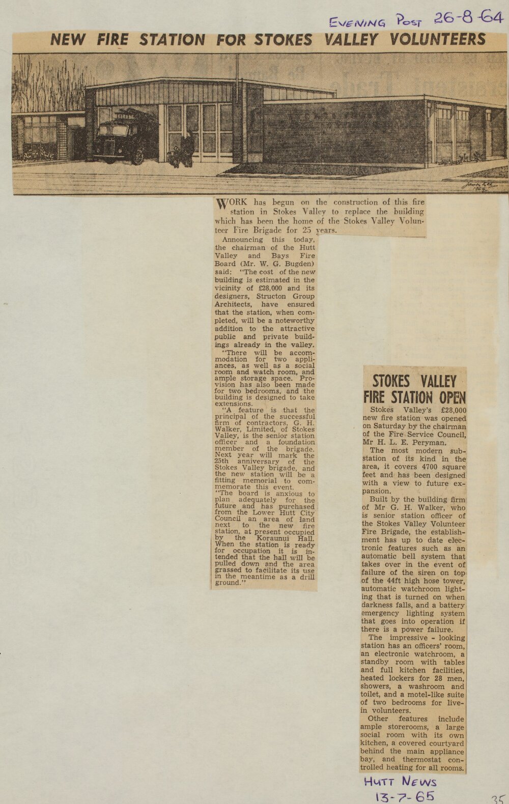 New Fire Station for Stokes Valley volunteers / Stokes Valley Fire Station Open