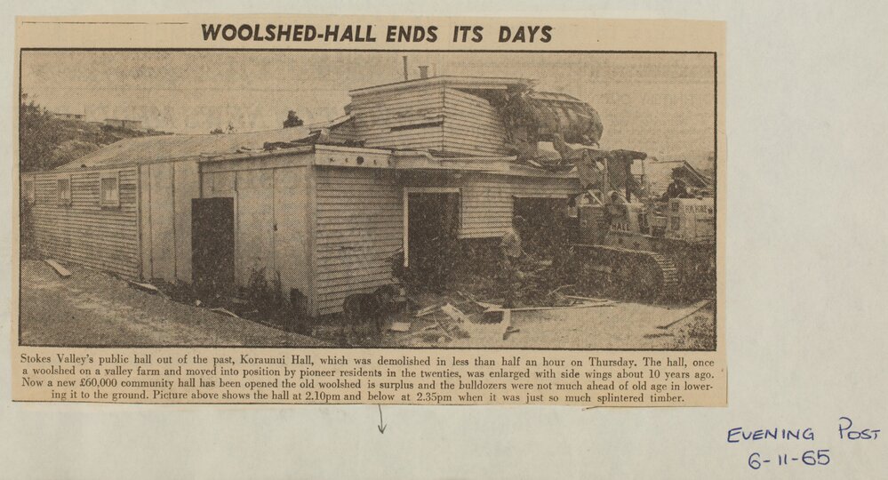 Woolshed-Hall Ends its Days