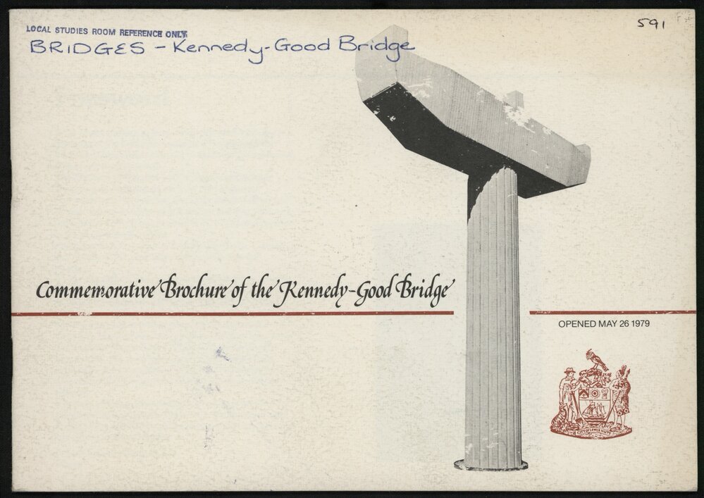 Commemorative brochure of Kennedy-Good Bridge