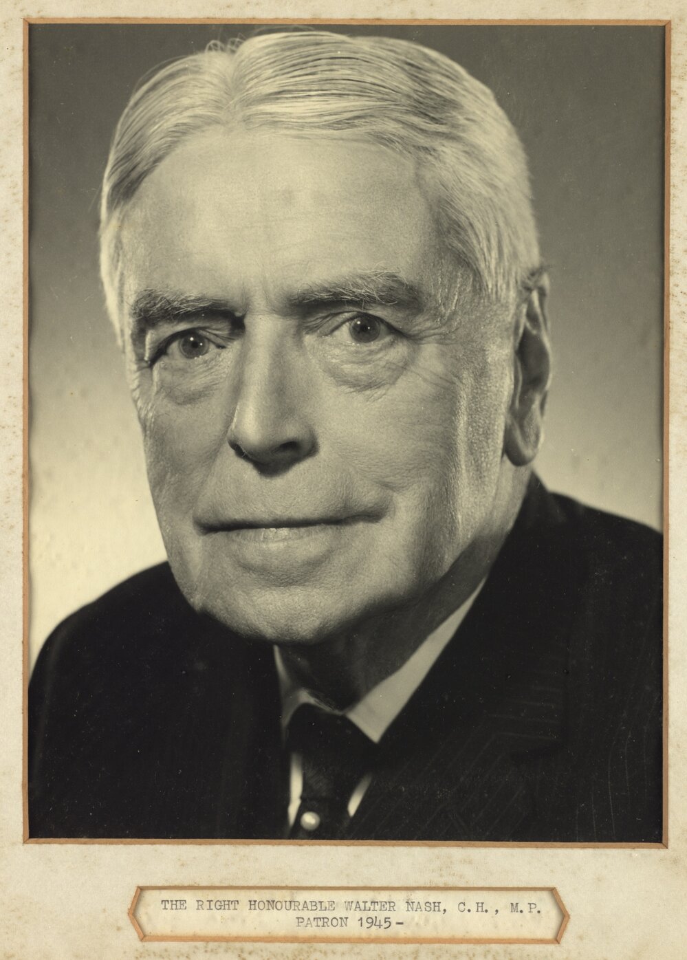 The Right Honourable Walter Nash, C.H, M.P