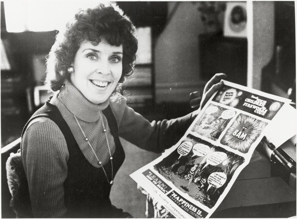 Beverley Pentland, the 'Fireworks Lady' 