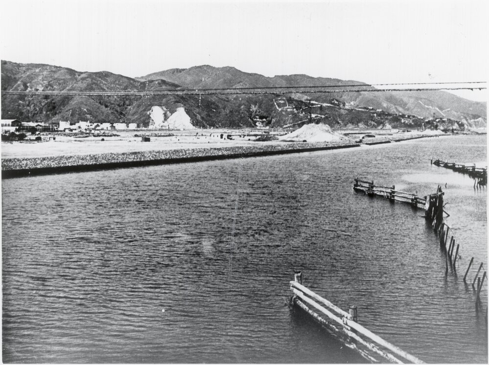 Reclamation : [from pipe bridge looking south]