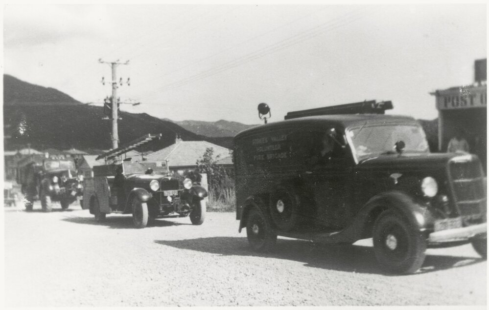 1949 Christmas Parade : fire brigade