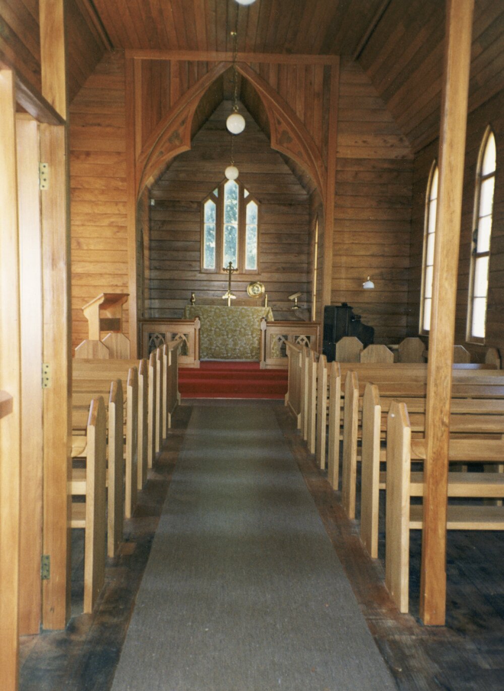 Christ Church, Taita : interior : nave and sanctuary