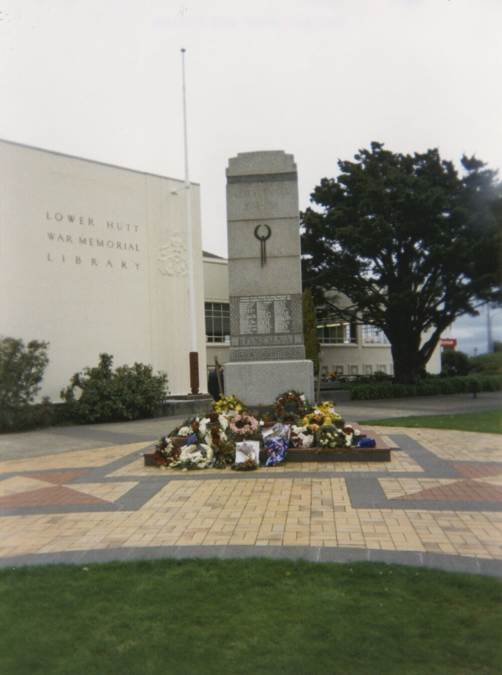 War memorial precinct - library and cenotaph