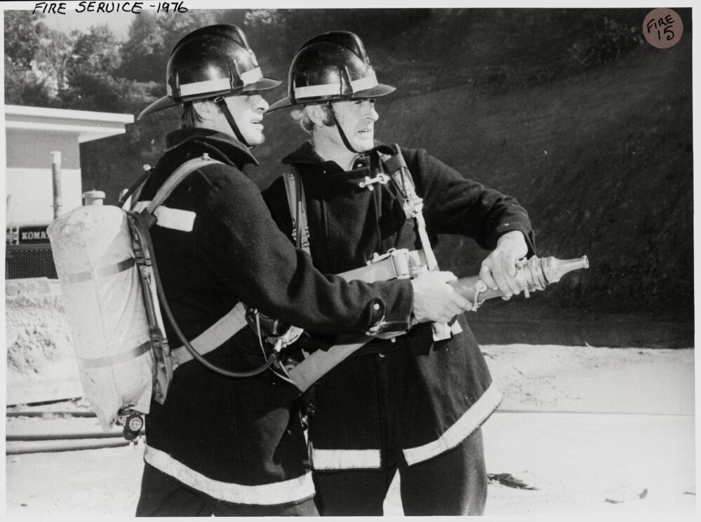 Sunday morning fire service exercise