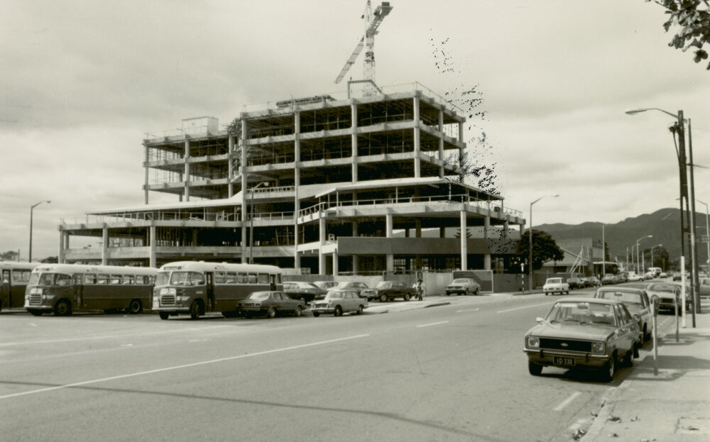 HV Energy Board construction, Knights Road: local landmark buildings
