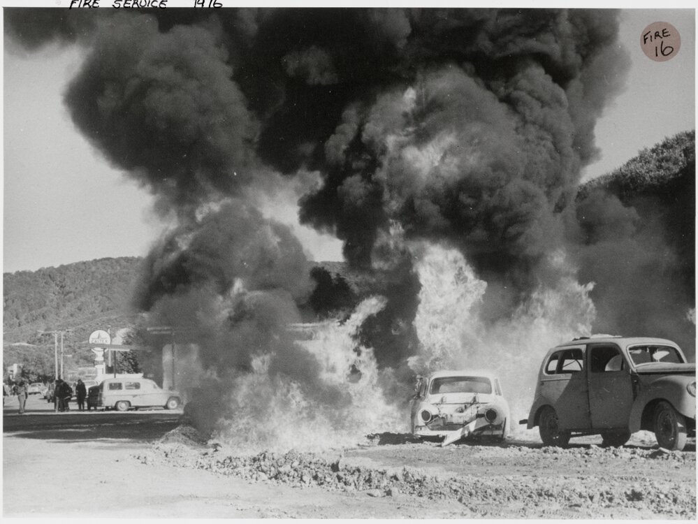  Fire service exercise on a Sunday morning