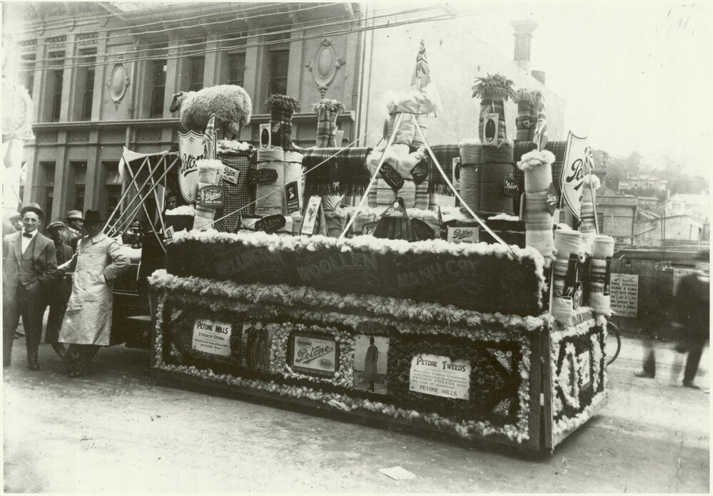 Labour Day Woollen Mills float