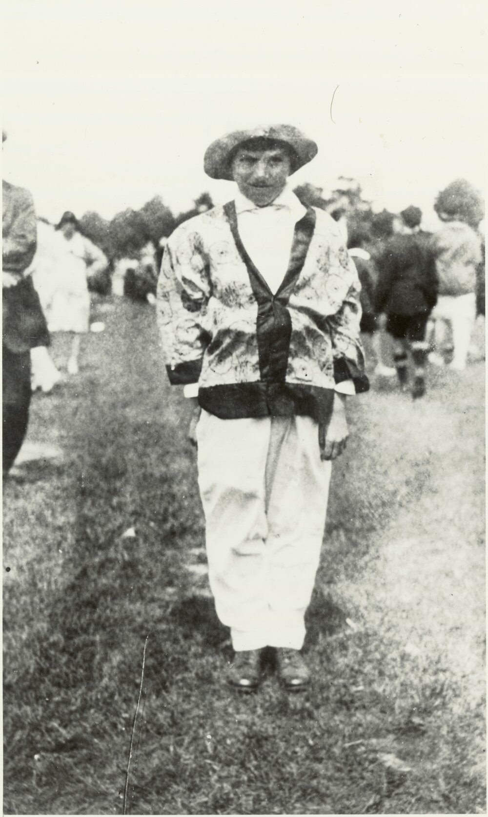 Labour Day parade: Fred dressed as a Chinese Person