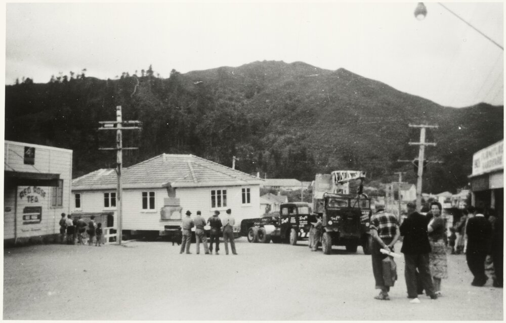 Moving a house in Wainuiomata 