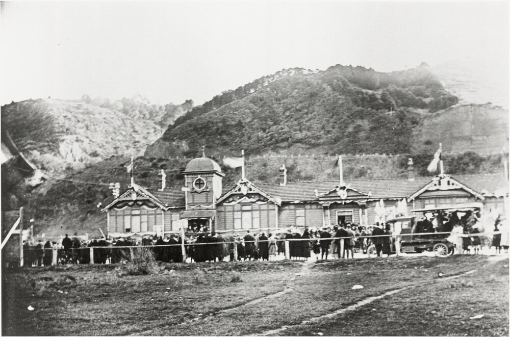Third railway station: old Petone Railway Station built 