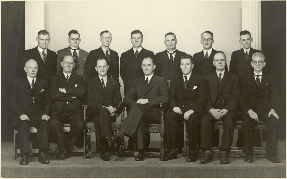 Mayor, councillors and staff