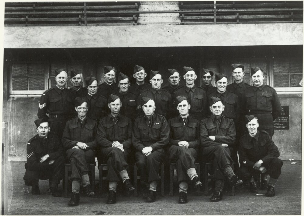 Home Guard Somes Battalion Officers &amp; N.C.Os A Company