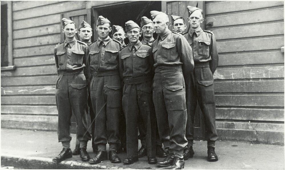 Home Guard Somes Battalion: A Company officers and N.C.O.s