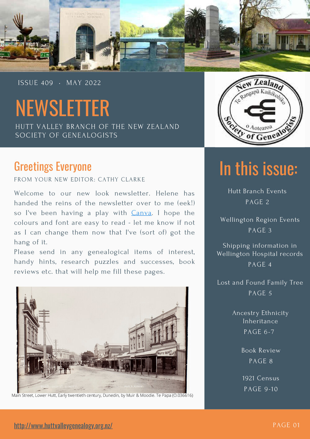 Newsletter (Hutt Valley Branch of the NZSG)