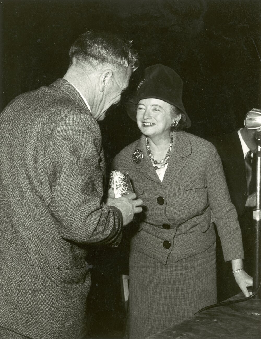 Mrs Carter with Mr Dowse