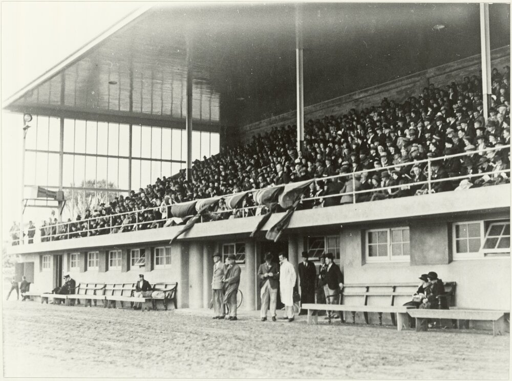 Grandstand at recreation ground 