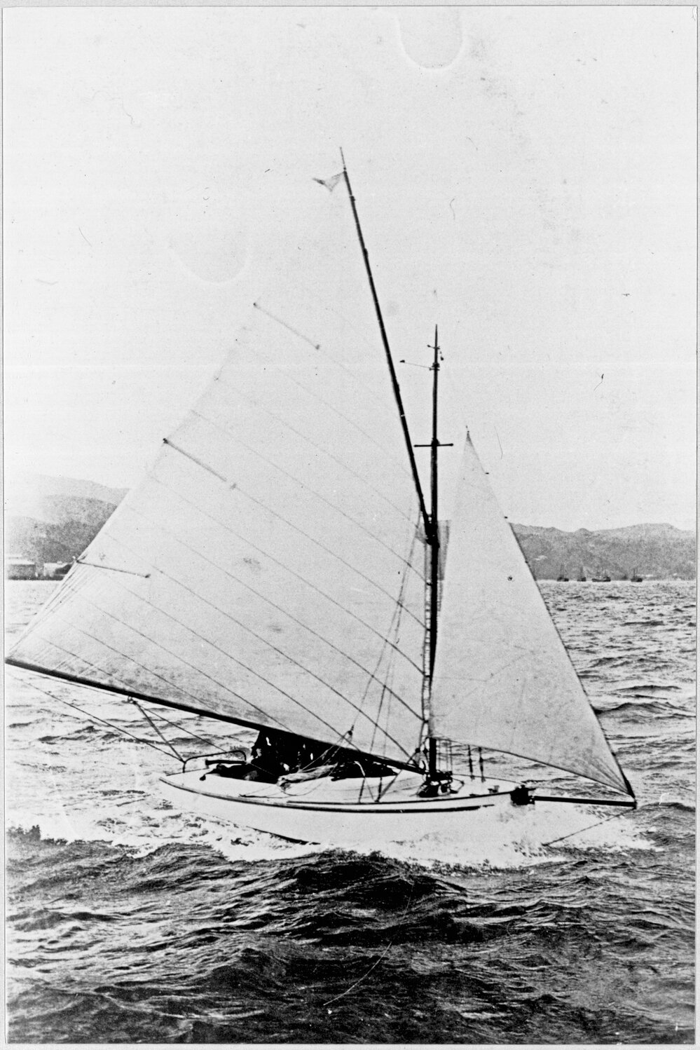 Unidentified yacht