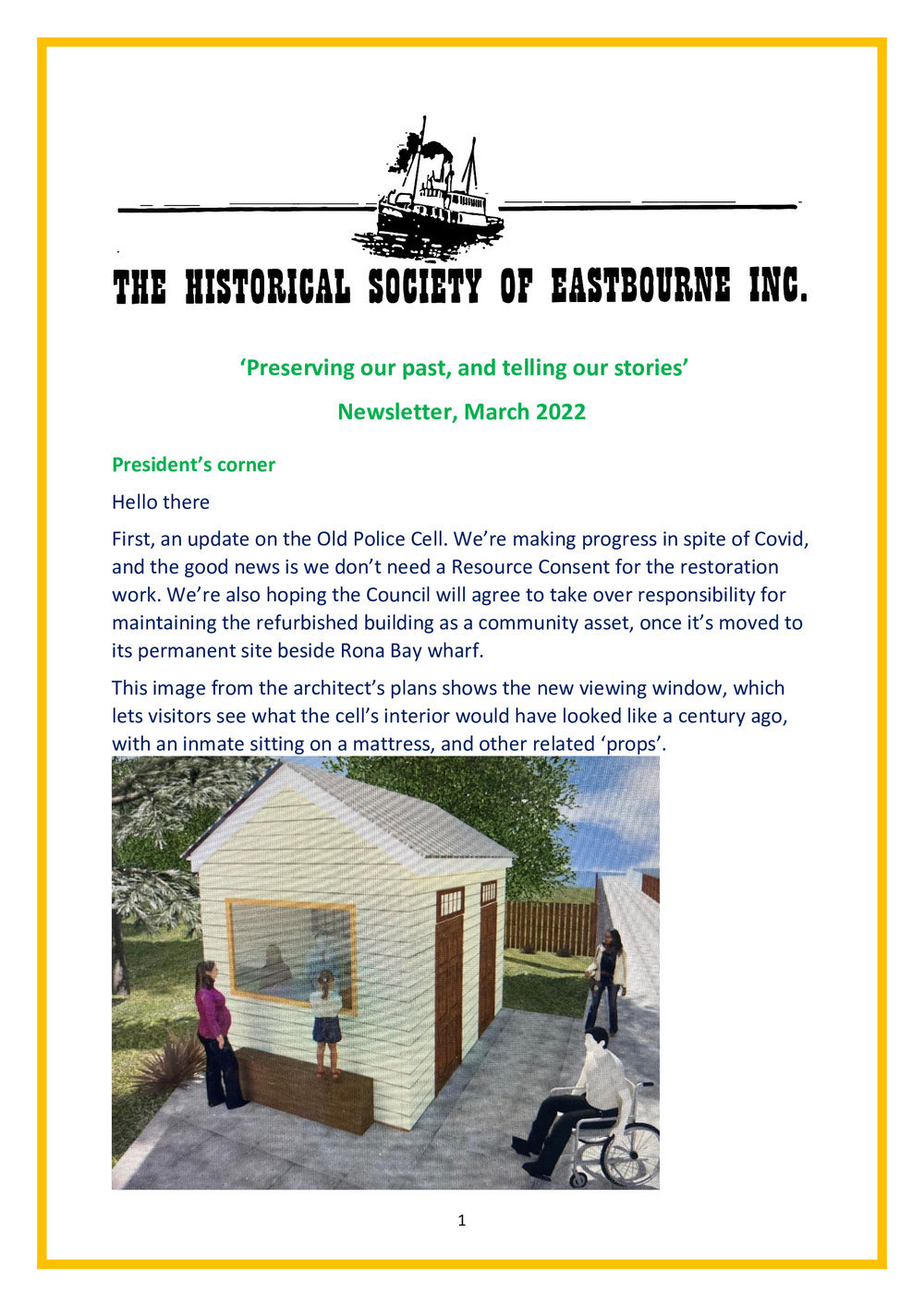 Newsletter (Historical Society of Eastbourne)