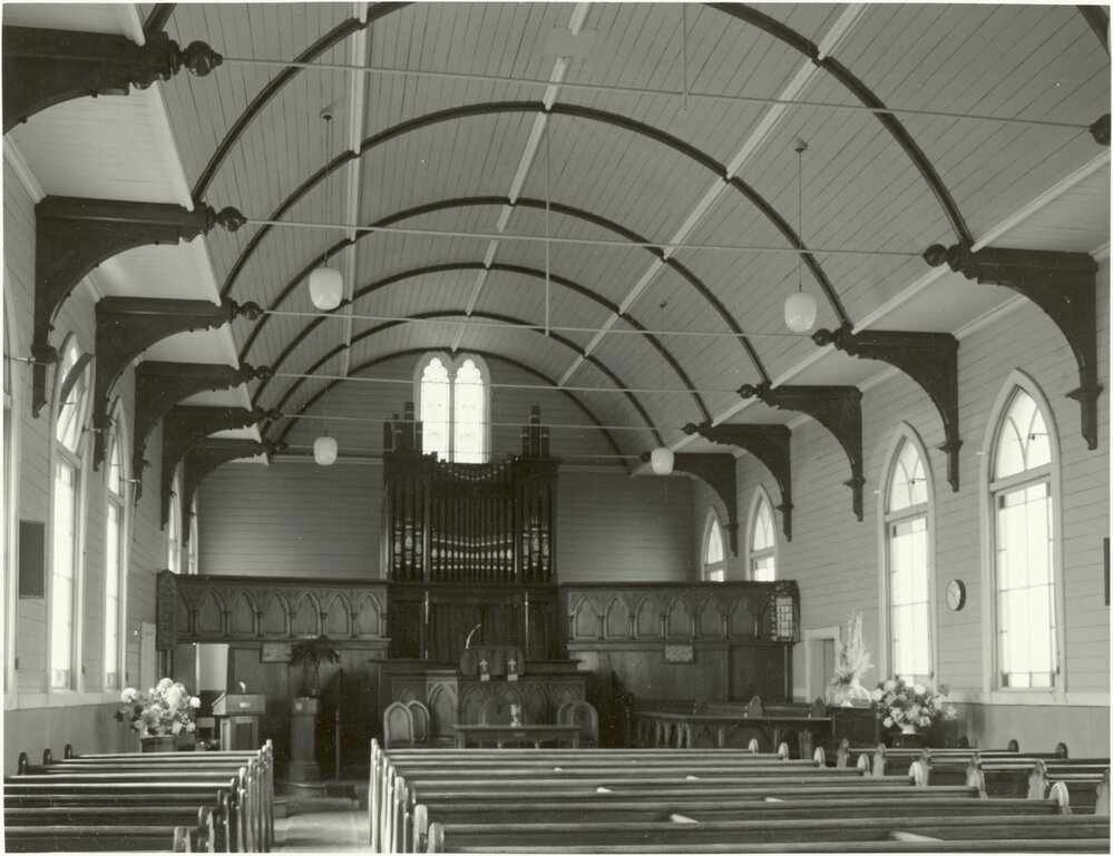 St. Davids Presbyterian, Britannia Street: [interior]