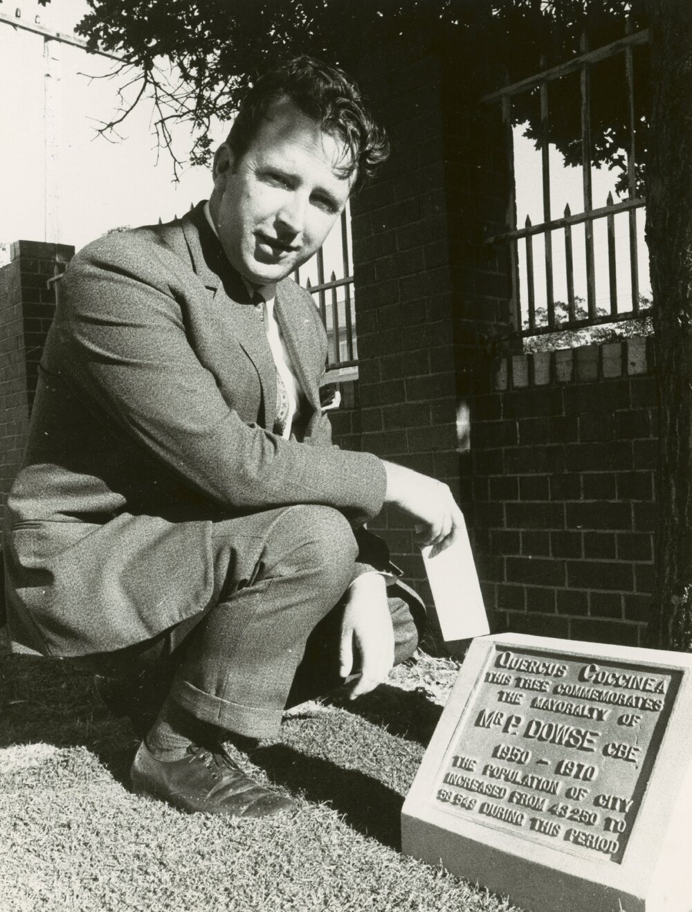 Percy Dowse commemorative plaque