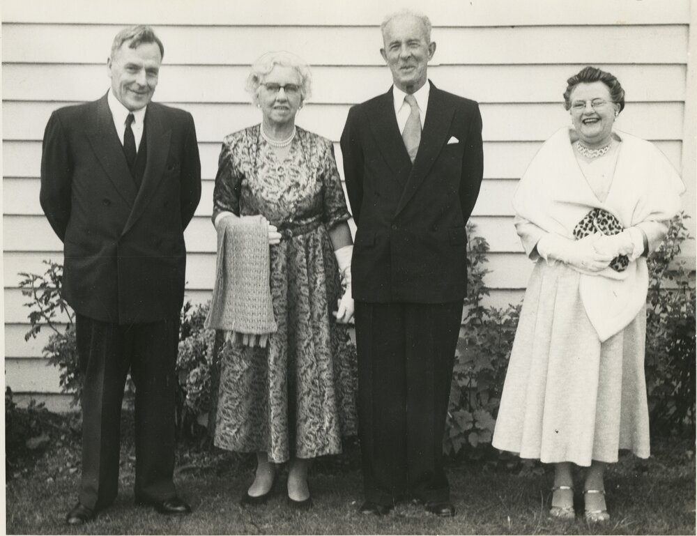 Mr and Mrs Davey with Mr and Mrs Dowse