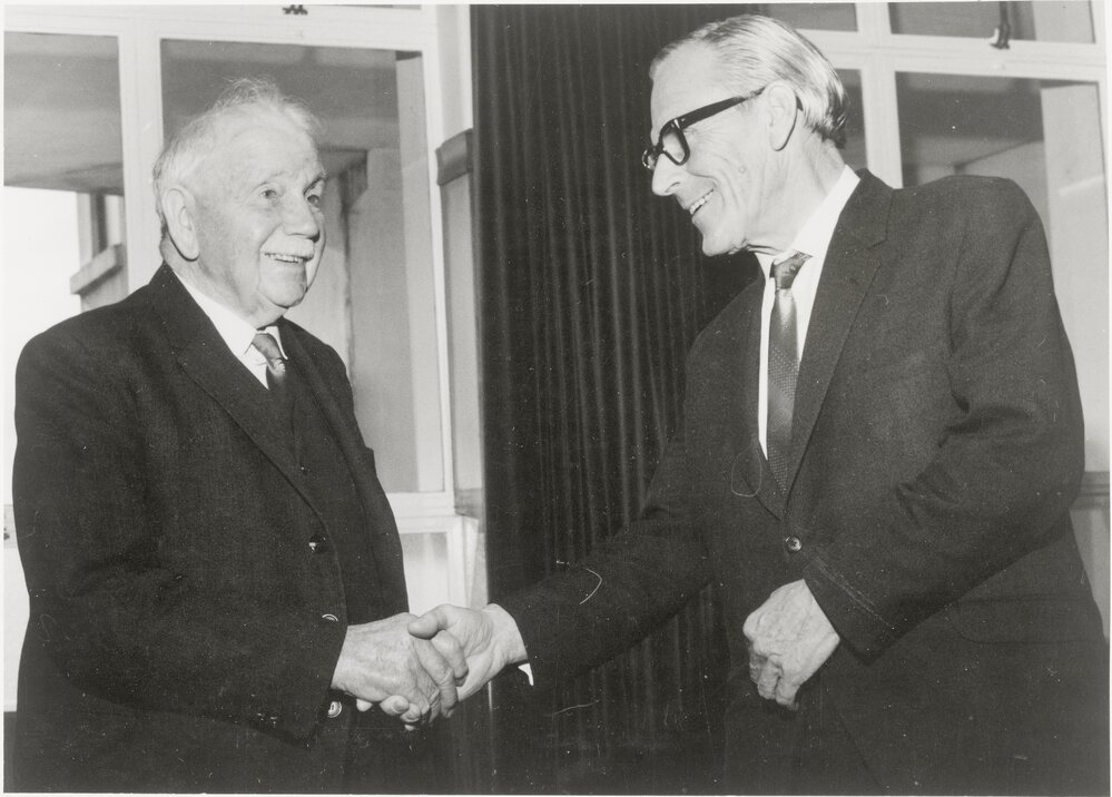 Mr Robertson and Percy Dowse