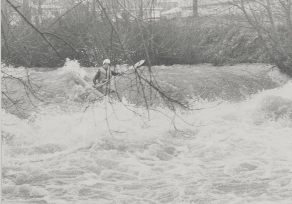 Flooded Wainuiomata river