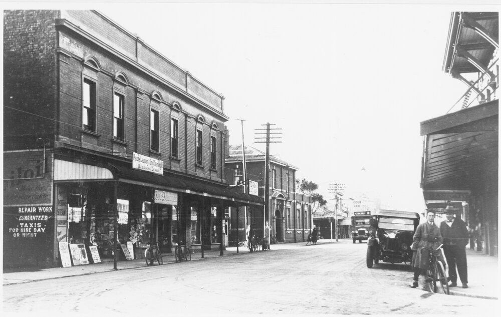Jackson Street: showing the old post office