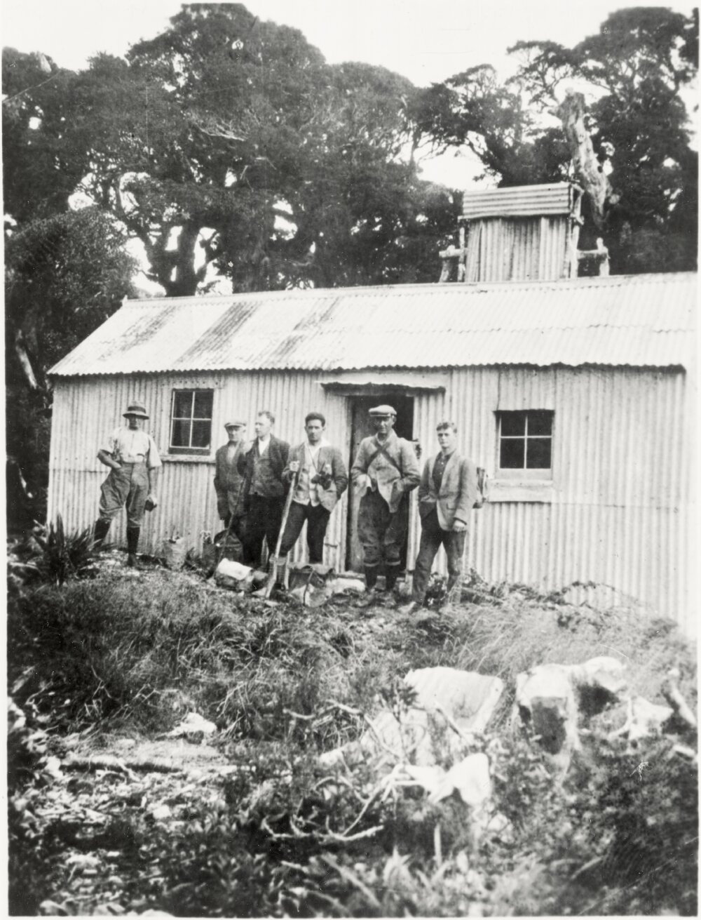 A.H. Collett and others in the Tararuas