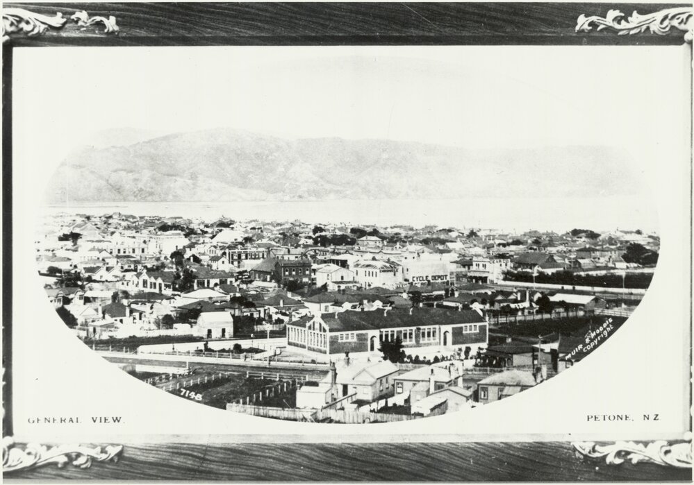 Petone: with the old Petone West school in the foreground