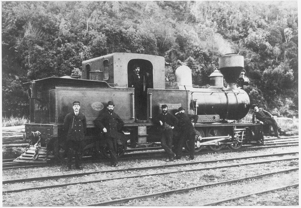 Locomotive No. 1223, made in 1878